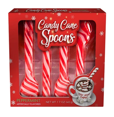 candy cane spoons 4-pack