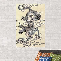 Japanese Dragon Poster 22.37in x 34in