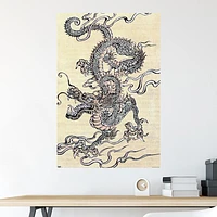 Japanese Dragon Poster 22.37in x 34in