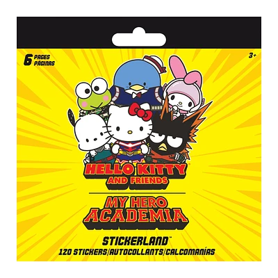 Hello Kitty And Friends® My Hero Academia™ Stickerland™ Book with 120 Stickers