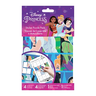 Disney Princess Sticker Puzzle Pack 4-Count