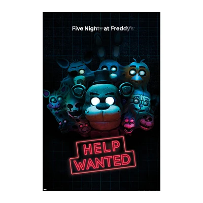 Five Nights At Freddy's™ 'Help Wanted' Poster 22.375in x 34in