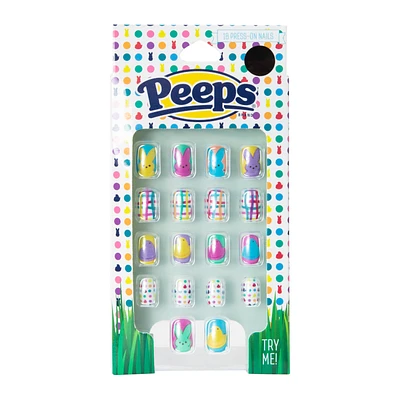 peeps® press on nails 18-piece set