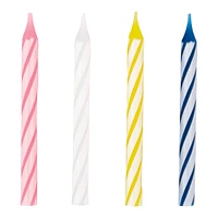 swirl birthday candles 24-count