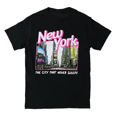 'The City That Never Sleeps' NYC Graphic Tee