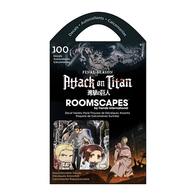 Attack On Titan™ Repositionable Decal Variety Pack 100-Count