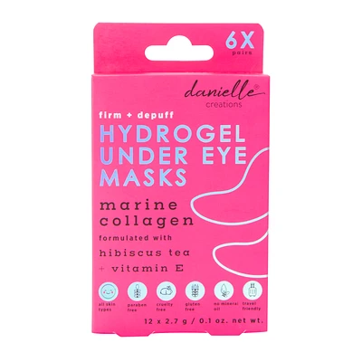 Danielle Creations® Hydrogel Marine Collagen Under Eye Masks 6-Count