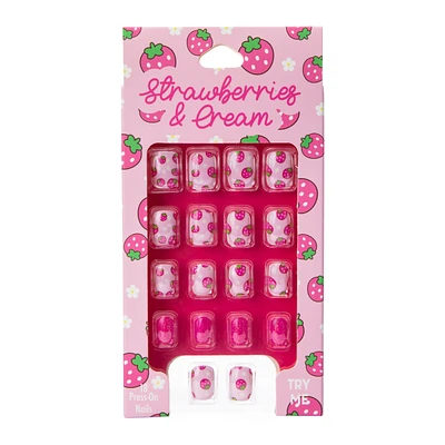 Kid's Cute Press On Nails 18-Count