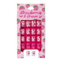 Kid's Cute Press On Nails 18-Count