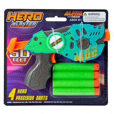 Hero Dart Blaster & 4 Darts