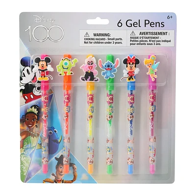 Disney 100 Gel Pens 6-Piece Set