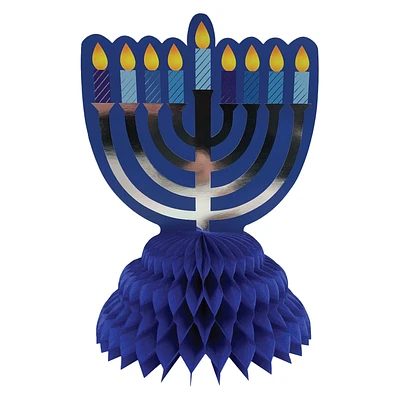 Menorah Honeycomb Centerpiece 8in x 11.19in