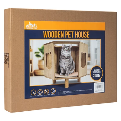 Wooden Cat House