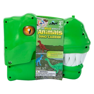 The Wild World Of Animals Carrier & Toy Figures Set