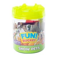 Fun Bucket Animal Action Figures Playset 28-count