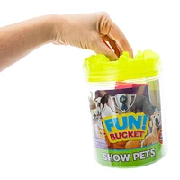 Fun Bucket Animal Action Figures Playset 28-count