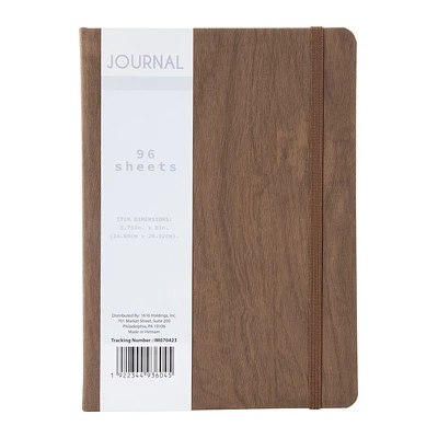 Wood Cover Journal 5.75in x 8in