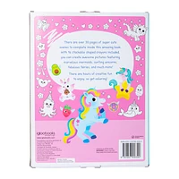 super cute unicorns coloring book & crayons