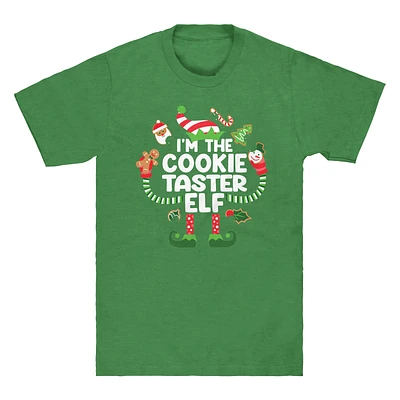 Cookie Elf Family Christmas Graphic Tee