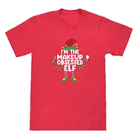 Makeup Elf Family Christmas Graphic Tee