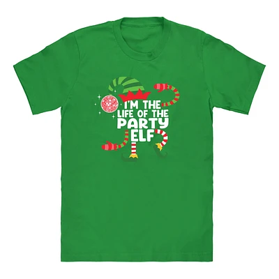 Party Elf Family Christmas Graphic Tee