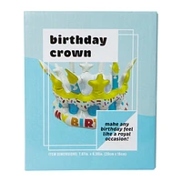 Inflatable Birthday Crown 7.87in x 6.30in
