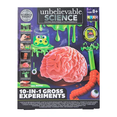 Science Squad® 10-in-1 Gross Experiments Kit