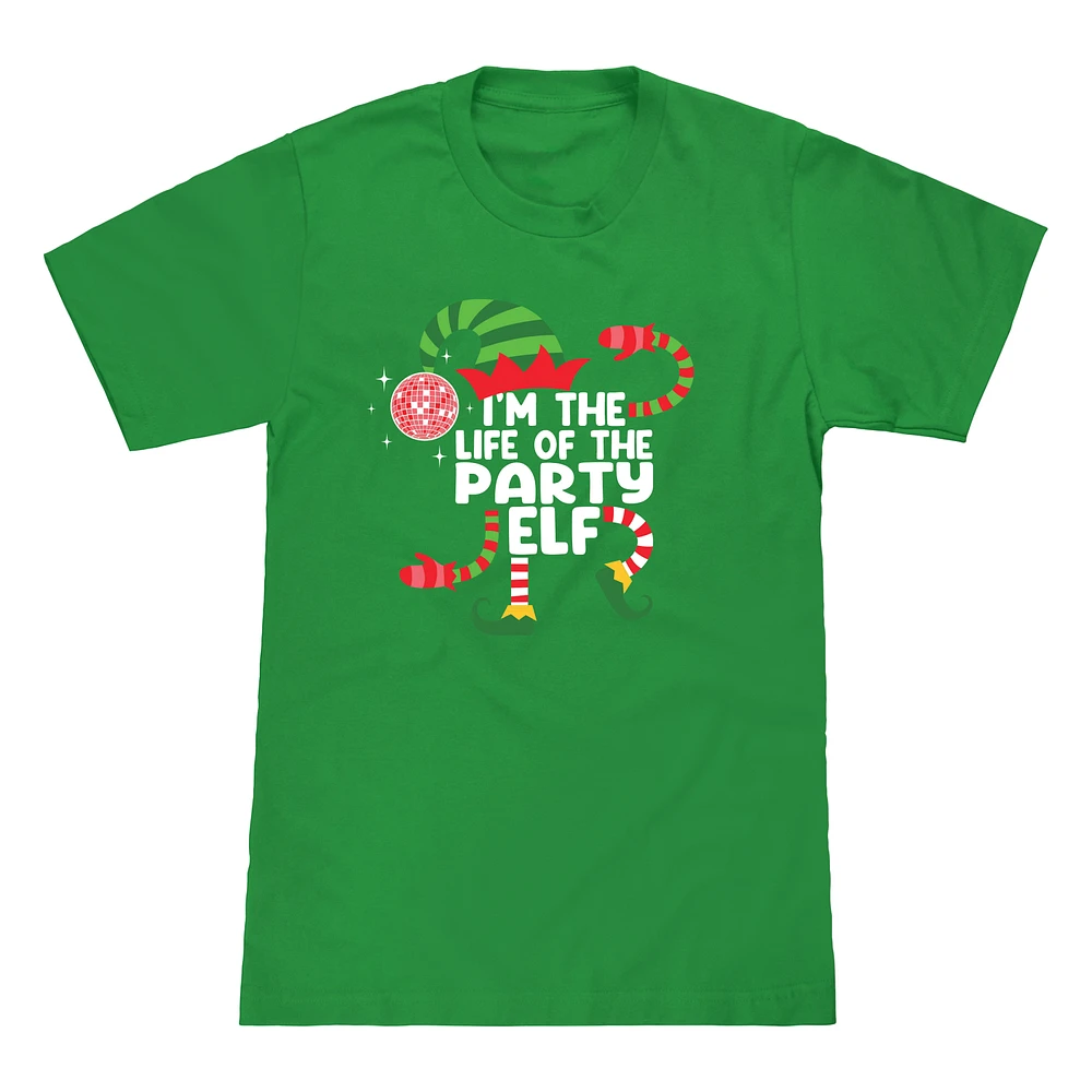 Kid's Party Elf Family Christmas Graphic Tee