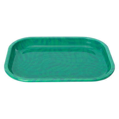 Wavy Pattern Decorative Tray 5.9in