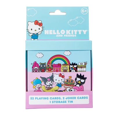 hello kitty and friends® playing cards & tin