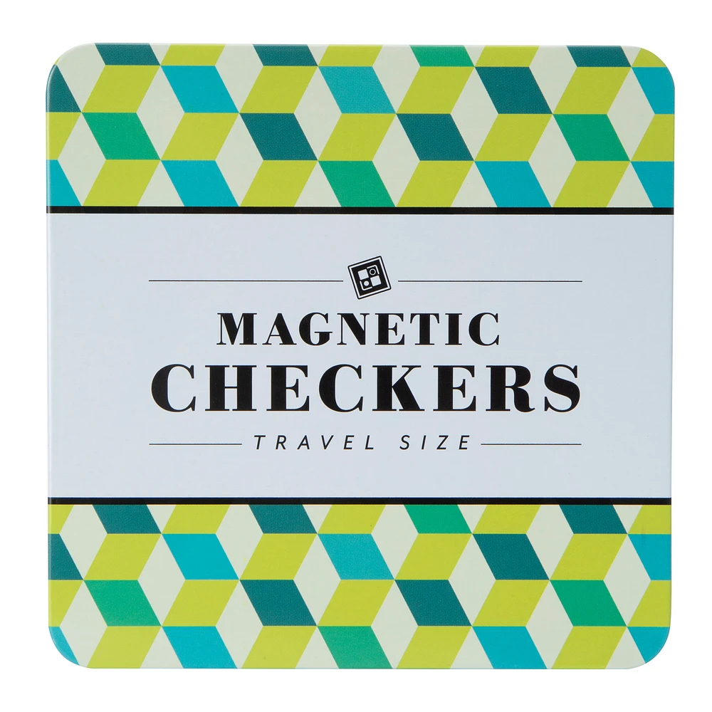 Travel Size Magnetic Checkers Board Game