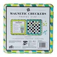 Travel Size Magnetic Checkers Board Game