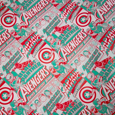 christmas character wrapping paper 50 sq.ft