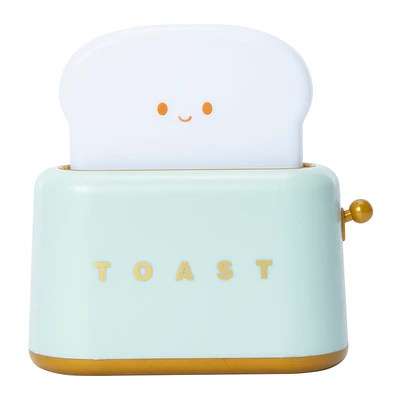 LED Light Up Toaster Lamp 5in x 5.25in