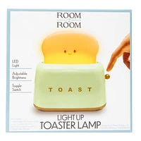 LED Light Up Toaster Lamp 5in x 5.25in