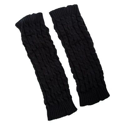cable knit leg warmers