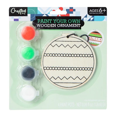 Paint Your Own Wooden Ornament Set