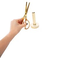 Golden Scissors And Holder