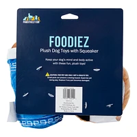 Foodie Plush Dog Toys 2-Count