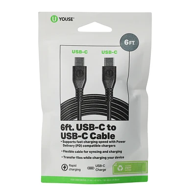 6ft USB Type-C cable