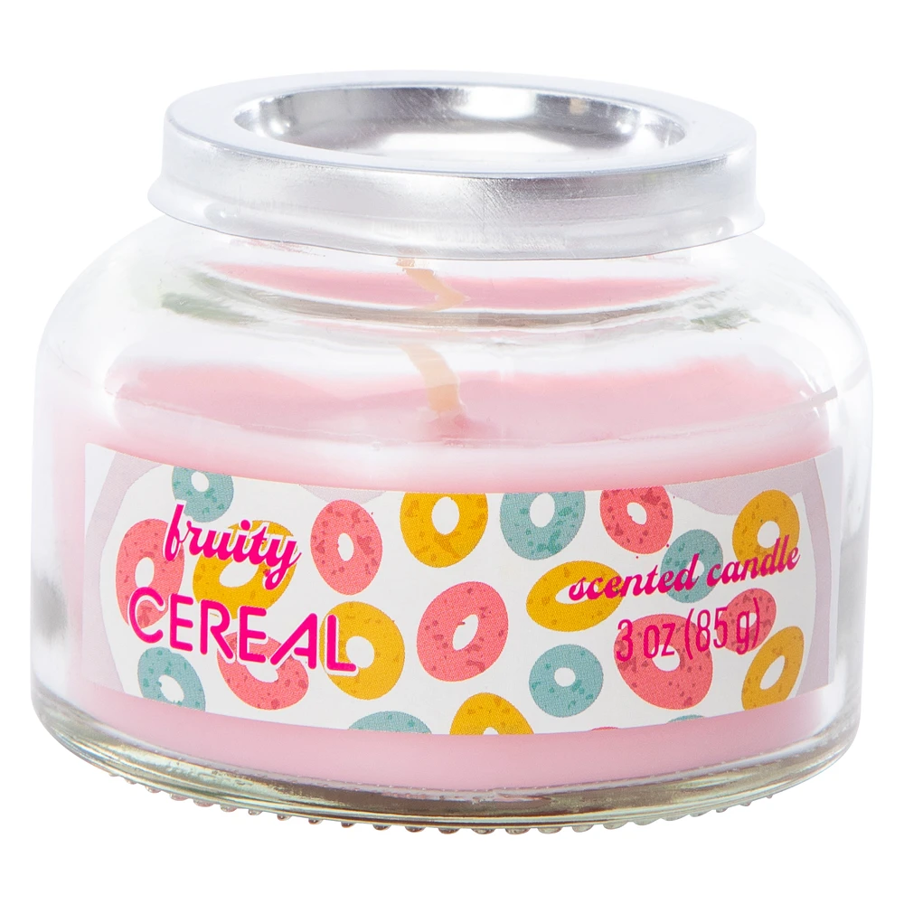 scented glass jar candle 3oz