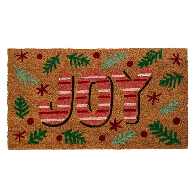 Holiday Coir Doormat 28in x 16in