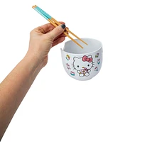 Hello Kitty® Ceramic Bowl With Chopsticks