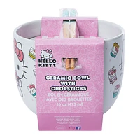 Hello Kitty® Ceramic Bowl With Chopsticks