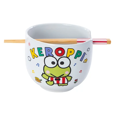 Hello Kitty And Friends® Keroppi™ Bowl With Chopsticks