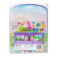 Unicorn Puffy Sticker Play Scene Book With Over 100 Stickers