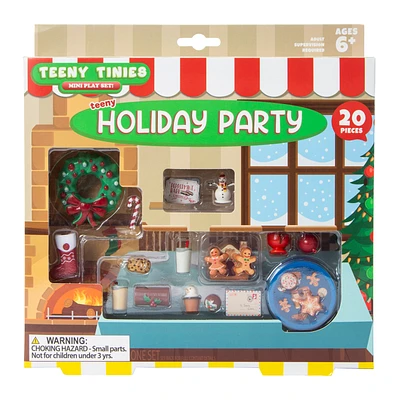 Teeny Tinies Holiday Party 20-Piece Play Set