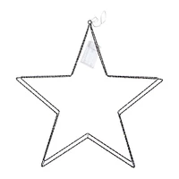 LED hanging star 18in