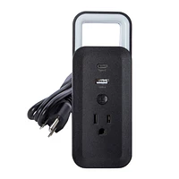 12W 3-in-1 desktop charging station with light