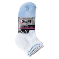 Series-8 Fitness™ Ladies Ombre Performance Quarter Length Socks 5-Pack